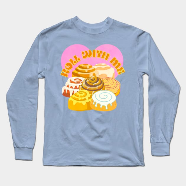 Cinnamon roll Long Sleeve T-Shirt by VultureVomitInc